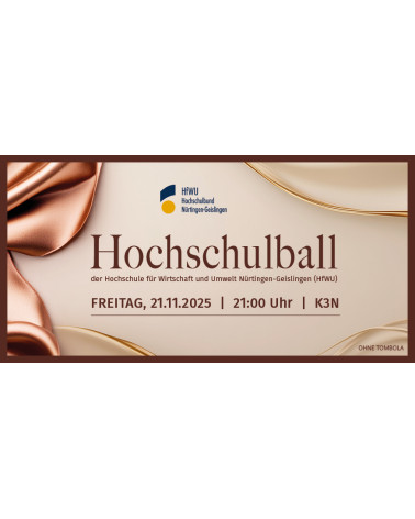 Nachtkarte Hochschulball